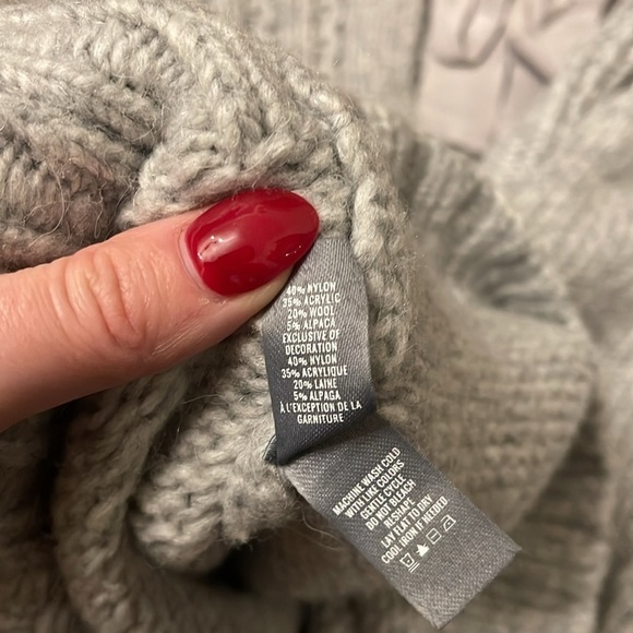 Aerie Chunky Wool Blend Sweater Size L - Picture 4 of 4